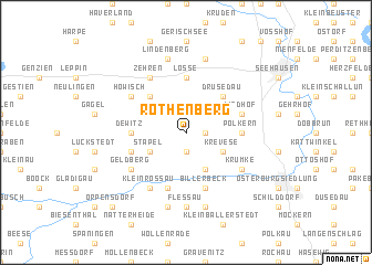 map of Röthenberg