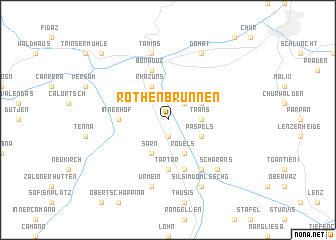 map of Rothenbrunnen