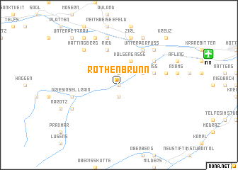 map of Rothenbrunn