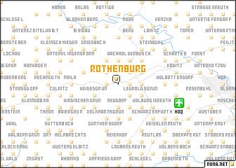 map of Rothenbürg