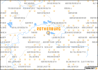 map of Rothenbürg