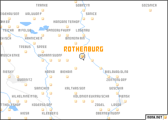 map of Rothenburg