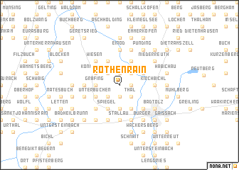 map of Rothenrain