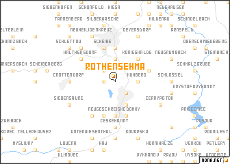 map of Rothensehma