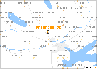 map of Rothernburg