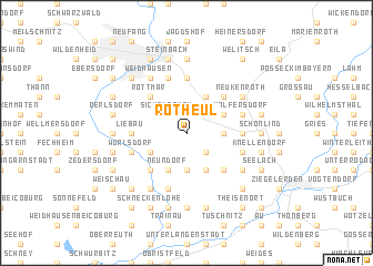 map of Rotheul