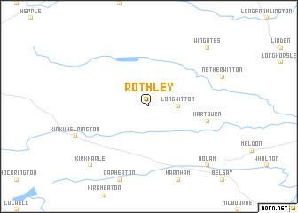 map of Rothley