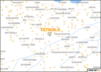 map of Rothwāla