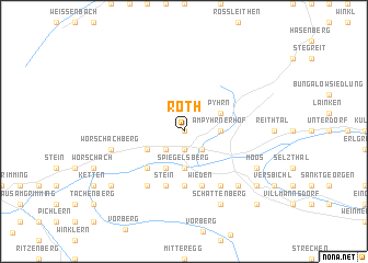 map of Röth