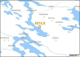 map of Rotila