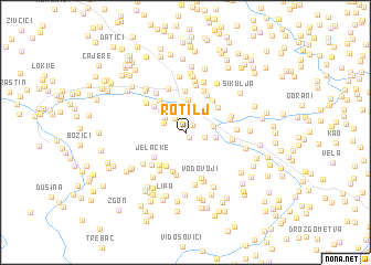 map of Rotilj