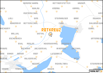 map of Rotkreuz