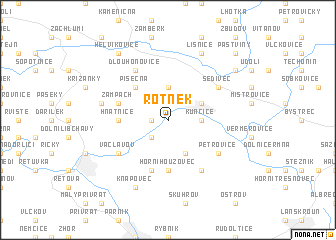 map of Rotnek