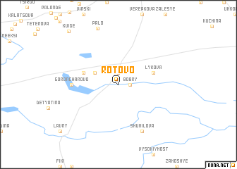 map of Rotovo