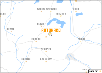 map of Rotowaro