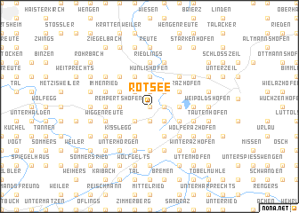 map of Rötsee