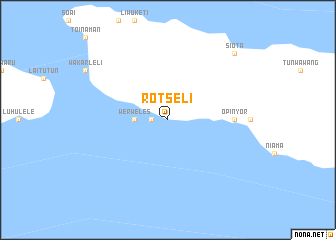 map of Rotseli