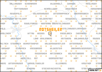 map of Rötsweiler