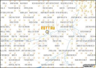 map of Rottau