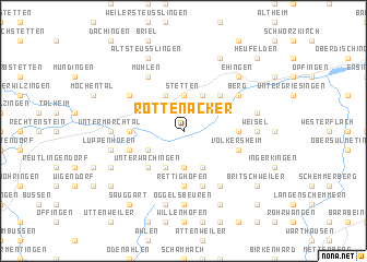 map of Rottenacker