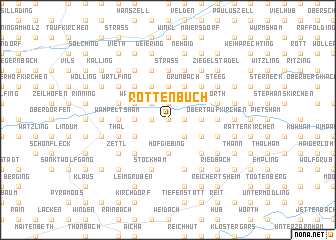 map of Rottenbuch