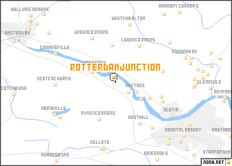 map of Rotterdam Junction