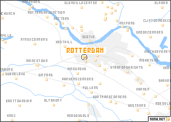 map of Rotterdam