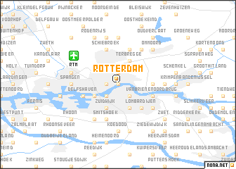 map of Rotterdam