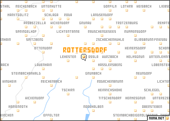 map of Röttersdorf