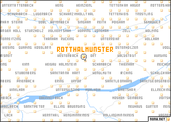 map of Rotthalmünster