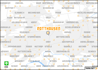 map of Rotthausen