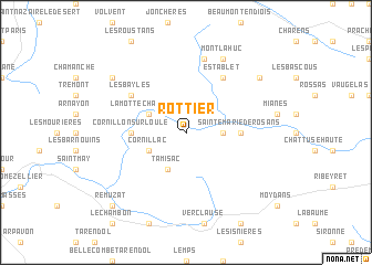 map of Rottier