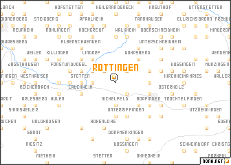 map of Röttingen