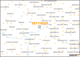 map of Röttingen