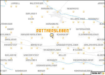 map of Rottmersleben