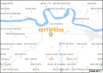 map of Rottofreno