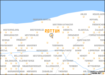 map of Rottum