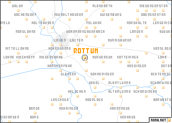 map of Rottum