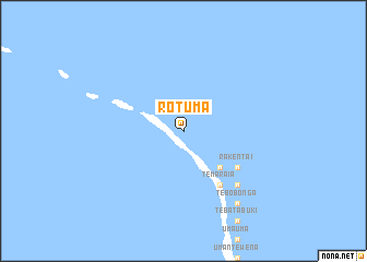 map of Rotuma