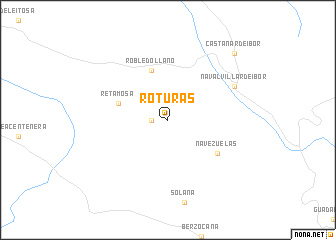 map of Roturas