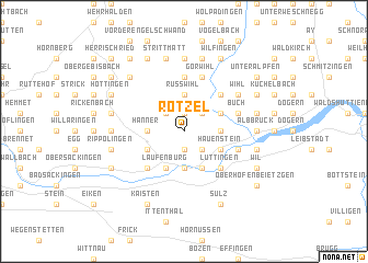 map of Rotzel