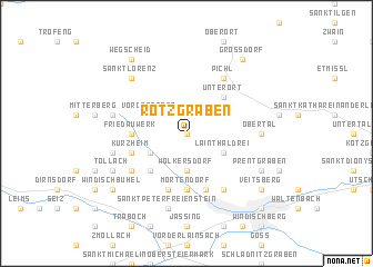 map of Rötzgraben