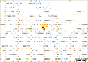 map of Rötz