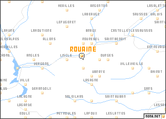 map of Rouaine