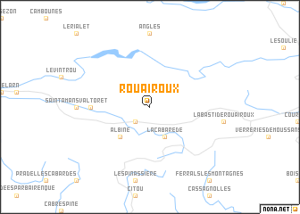 map of Rouairoux