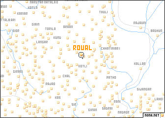 map of Roual