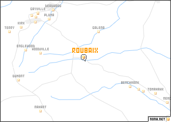 map of Roubaix