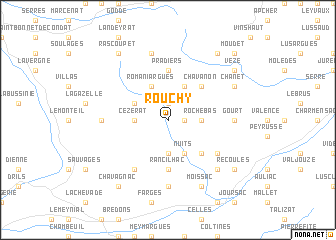 map of Rouchy
