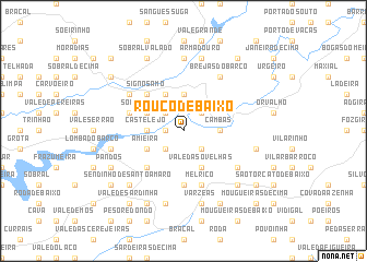 map of Rouco de Baixo