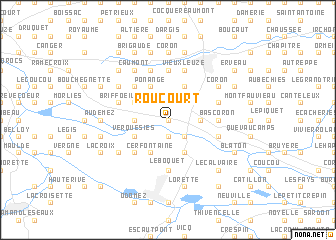 map of Roucourt
